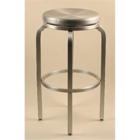 ALSTON QUALITY Alston Quality AC2600-24 Paula Aluminum Stool 24 in. H AC2600-24